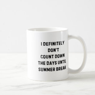 Caneca De Café Eu definitivamente não conto regressivamente as fé