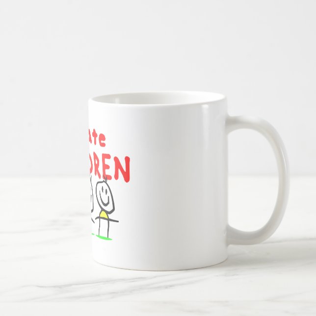 Caneca De Café Eu deio crianças! (Direita)