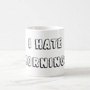 Caneca De Café Eu deio manhãs