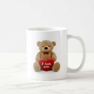 Caneca De Café "Eu deio-o" urso de ursinho bonito que guardara o