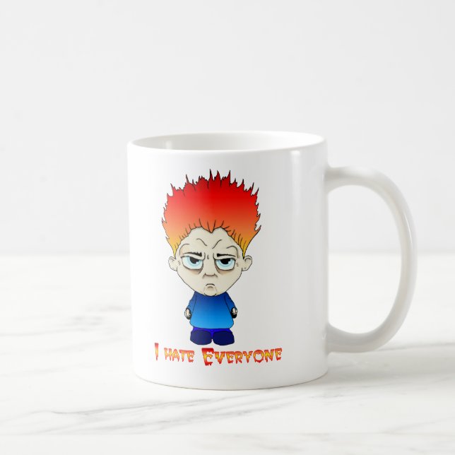 Caneca De Café Eu deio todos que caracteriza Maxwell (Direita)