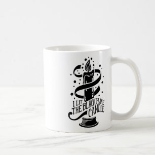 Caneca De Café Eu Deixei A Testemunha Negra Da Vela Negra.