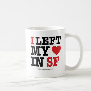 Caneca De Café Eu deixei meu coração
