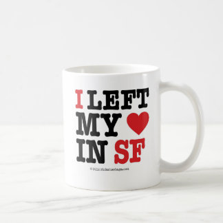 Caneca De Café Eu deixei meu coração