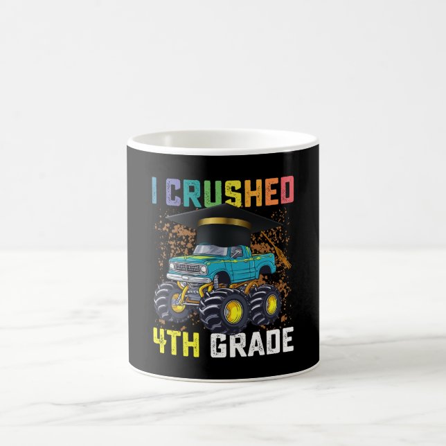 Caneca De Café Eu Derrotei a Graduação de Caminhão Monstro da 4ª  (Centro)