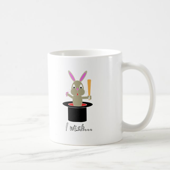 Caneca De Café Eu desejo… (Direita)