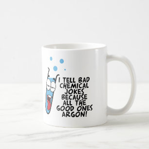 Caneca De Café Eu digo a piadas más do produto químico a chala