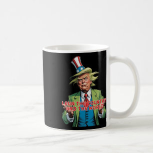 Caneca De Café Eu Dirijo O País E O Mundo Engraçado Trump