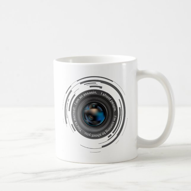Caneca De Café Eu disparo em pessoas (Direita)