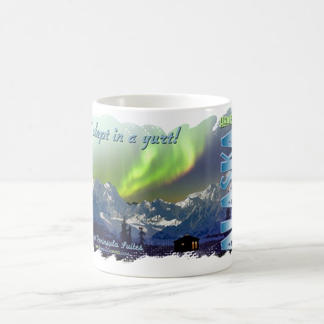 Caneca De Café Eu dormi em um Yurt (Centro)