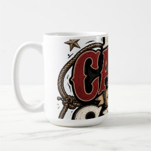 Caneca De Café Eu Dou as Cartas Citação Engraçada Ocidental Negr