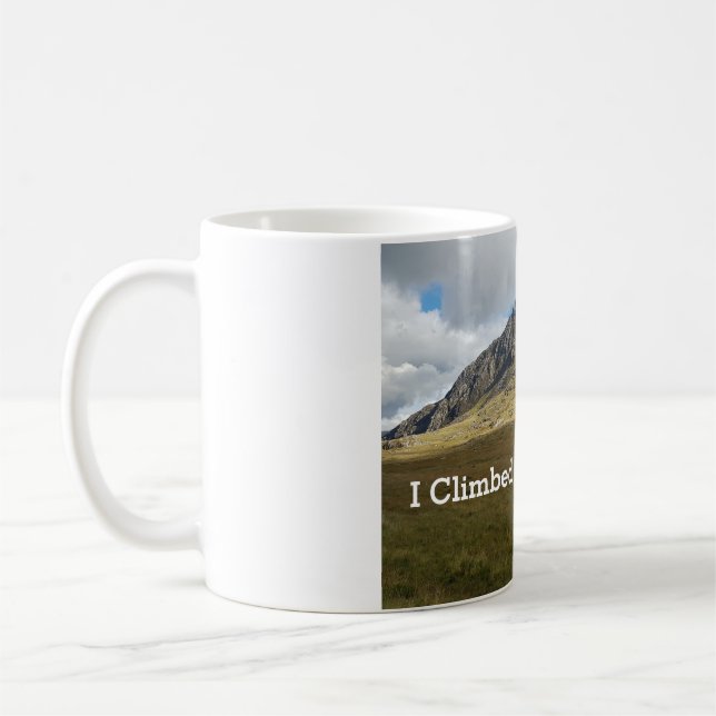 Caneca De Café Eu Escalei Tryfan - Wales (Esquerda)