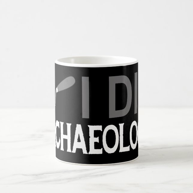 Caneca De Café Eu escavo a arqueologia (Centro)