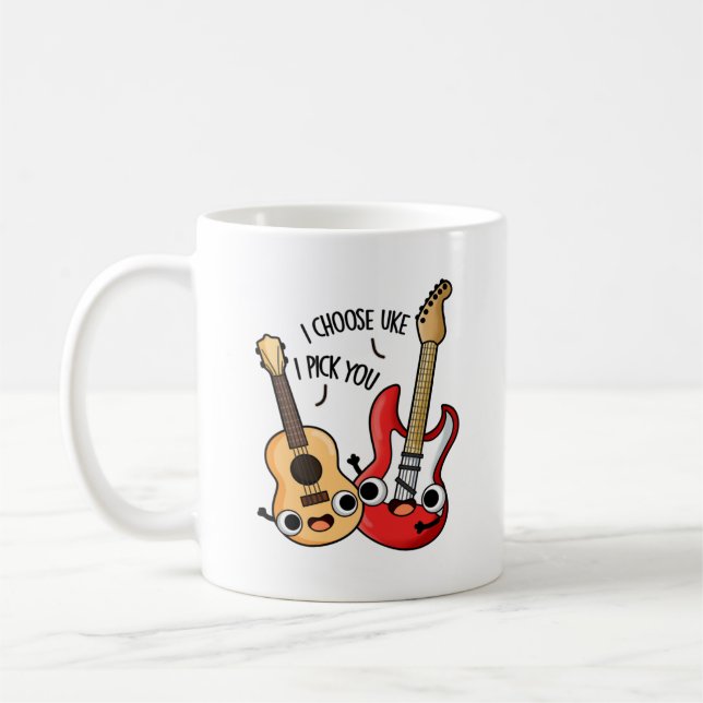 Caneca De Café Eu Escolho Umas Vezes Que Eu Te Escolho Guitarra E (Esquerda)