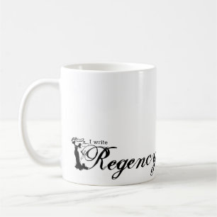 Caneca De Café Eu escrevo Regency Romance