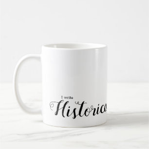 Caneca De Café Eu escrevo romance histórico