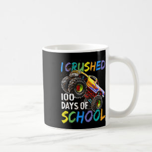 Caneca De Café Eu Esmaguei 100 Dias De Caminhão Monstro Infantil 