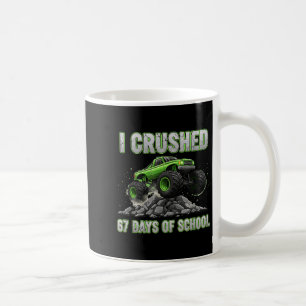 Caneca De Café Eu Esmaguei 67 Dias De Escola 6 7 Meme Engraçado S