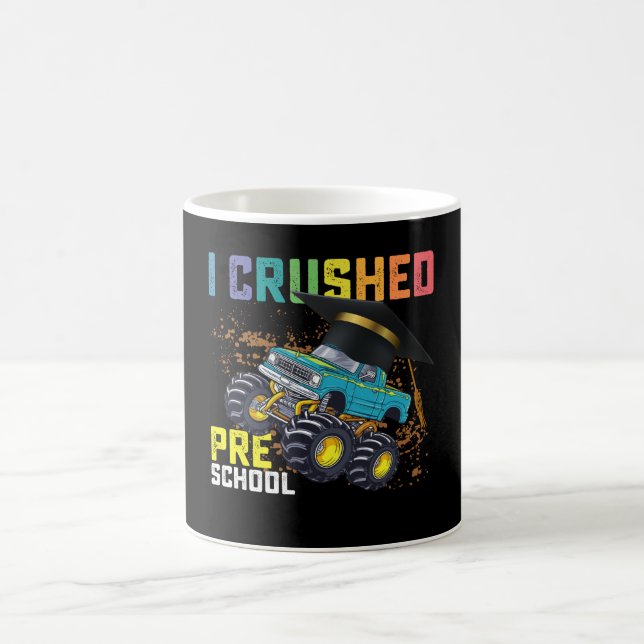 Caneca De Café Eu Esmaguei a Formatura de Caminhão Monstro da Pré (Centro)