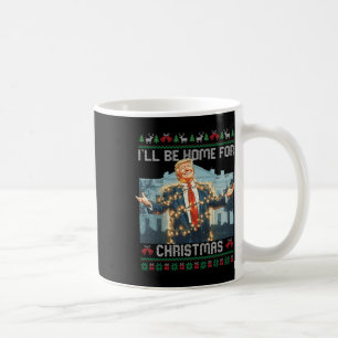 Caneca De Café Eu Estarei Em Casa Para Papais noeis De Suéteres F