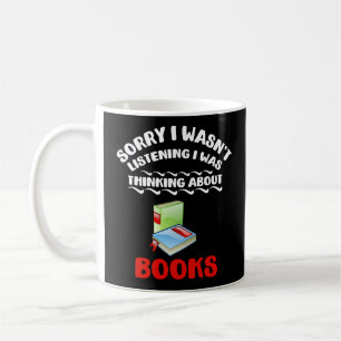 Caneca De Café Eu estava pensando sobre o leitor dos livros