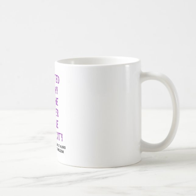 Caneca De Café Eu estofei minha maneira! (Direita)