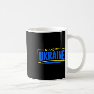 Caneca De Café Eu Estou Com a Ucrânia - Crise de Cuidado Patrióti