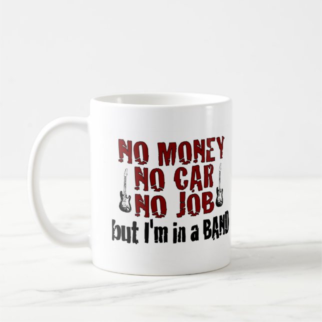 Caneca De Café Eu estou em uma banda (Esquerda)