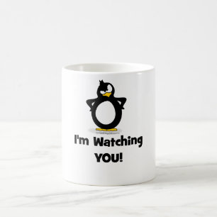 Caneca De Café Eu estou olhando-o pinguim