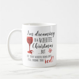 Caneca De Café Eu estou sonhando do White Christmas