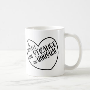 Caneca De Café Eu, eu próprio, sou estranho e invulgar Presente