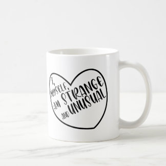 Caneca De Café Eu, eu próprio, sou estranho e invulgar Presente