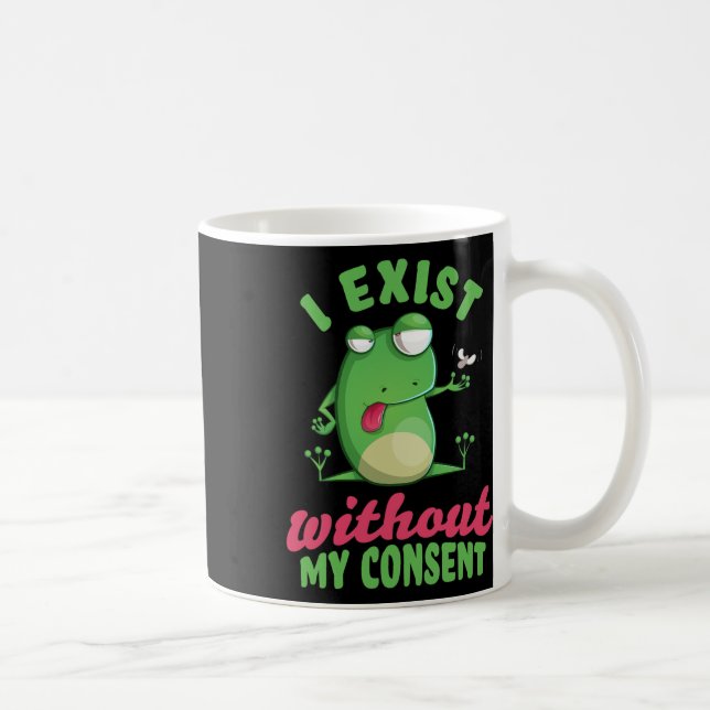 Caneca De Café Eu Existe Sem Meu Consentimento De Depressão De Sa (Direita)