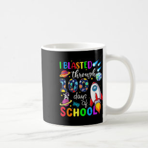Caneca De Café Eu Explodi Por 100 Dias De Escola 100º Dia De Chá