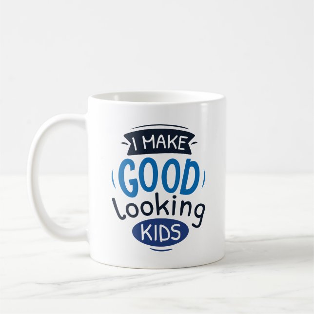 Caneca De Café Eu Faço Bons Crianças De Olhar (Esquerda)