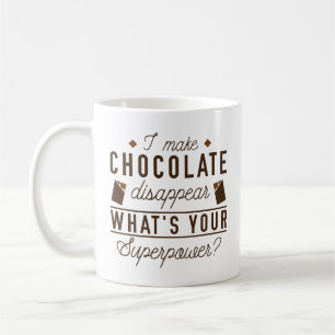 Caneca De Café Eu faço chocolate desaparecer