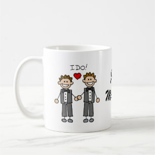 Caneca De Café Eu faço dois noivos