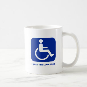 Caneca De Café Eu faço este olhar bom