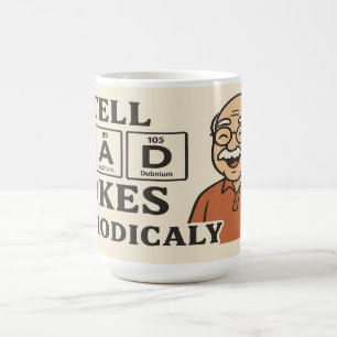 Caneca De Café Eu Faço Piadas Pais Periodicamente - Engraçada Can