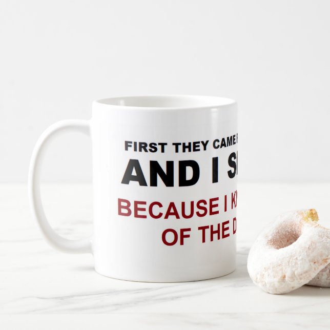 Caneca De Café Eu Falei (Com Donut)