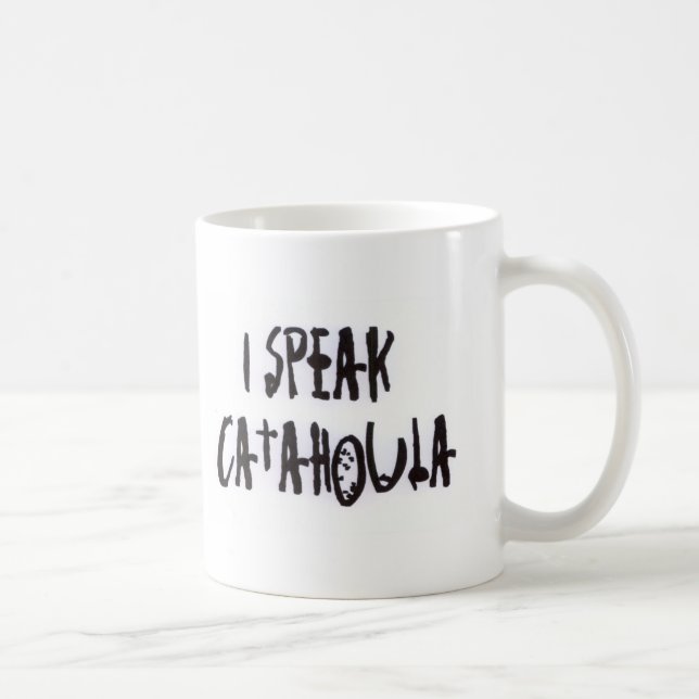 Caneca De Café Eu falo Catahoula (Direita)