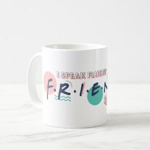Caneca De Café Eu Falo Citações Fluentes de FRIENDS™