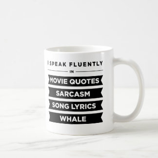 Caneca De Café Eu falo fluente dentro
