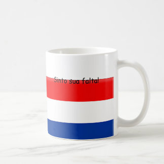 Caneca De Café Eu falto-o Holland Brasil