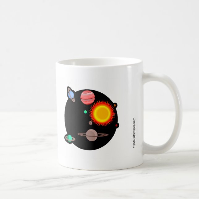 Caneca De Café Eu falto Pluto. (Direita)