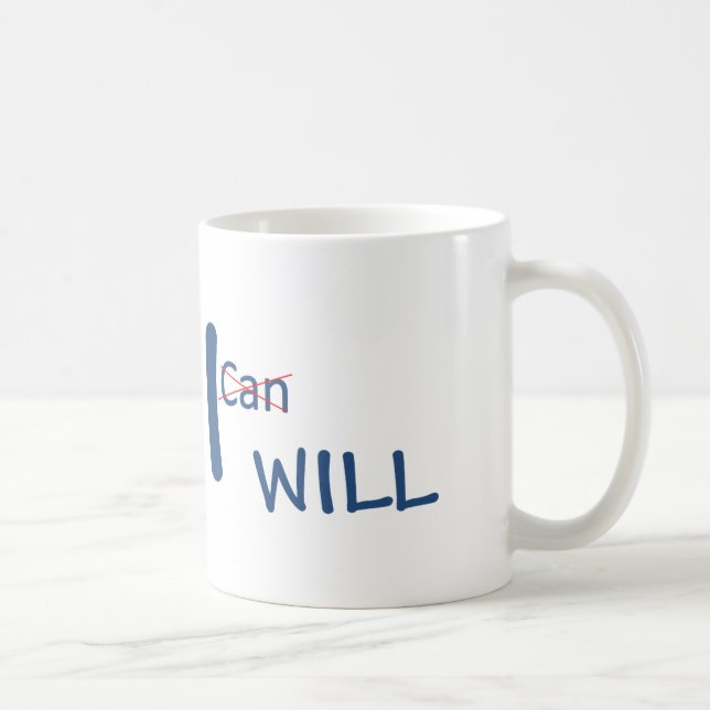 Caneca De Café Eu farei uma diferença (Direita)