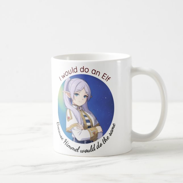 Caneca De Café Eu faria um Elf 2 (Direita)