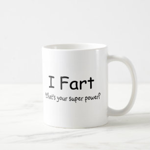 Caneca De Café Eu Fart o que é seu poder super