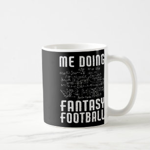 Caneca De Café Eu Fazendo o Dia de Draft do Fantasy Football Engr