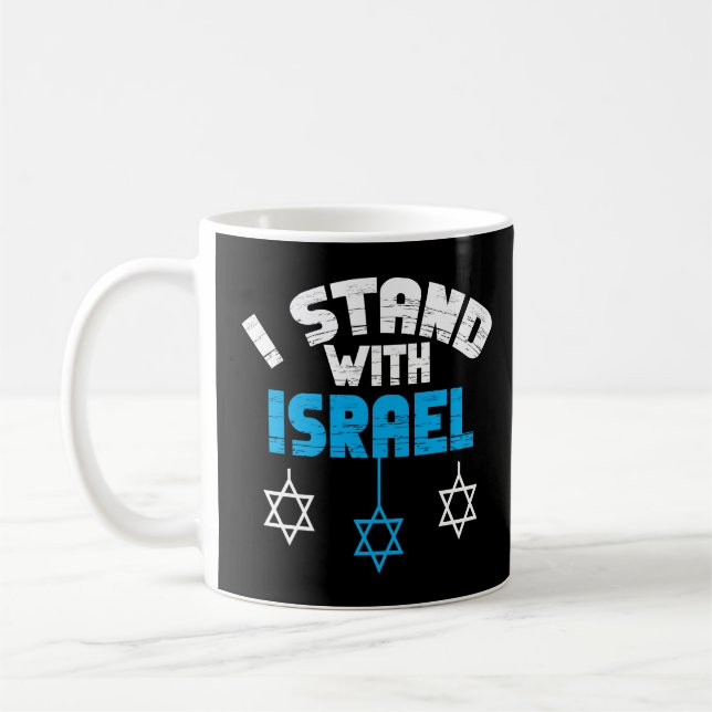 Caneca De Café Eu Fico Com Presentes Judeus De Israel (Esquerda)